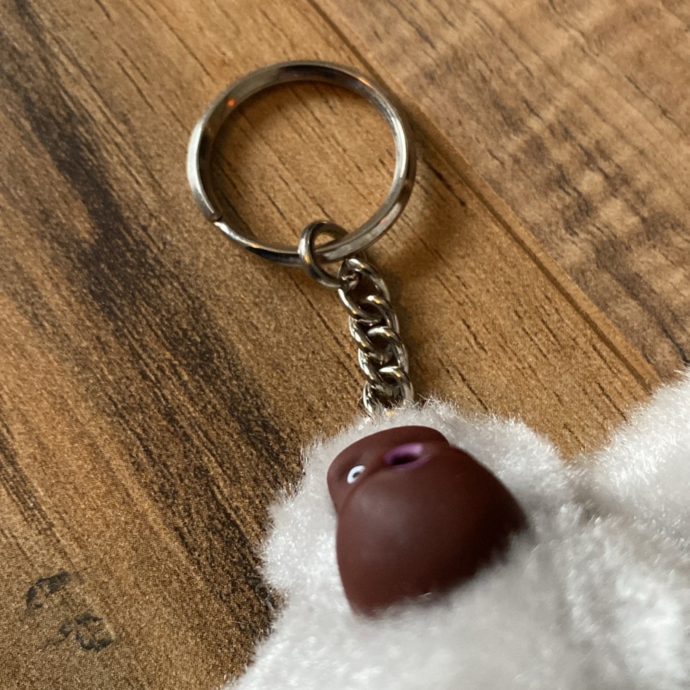 Kipling Monkey Keychain White - image 2